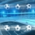 Blue Soccer Ball & Circle Spinning HD Video Background 0038