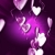 Hearts Purple Balloons Flying HD Video Background 0084