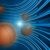 Basketballs & Blue Streams of Beams HD Video Background 0106