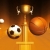 Sports Balls and Trophy Spinning HD Video Background 0146