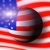 USA Flag & Ball Moving HD Video Background 0160