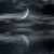 Moon & Sea Black HD Video Background 0170