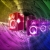 Speakers Vibrating & Colorful Wave Beams HD Video Background 0174