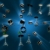 Drums Blue Spinning HD Video Background 0177