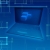 Laptop Blue Rotating HD Video Background 0181