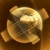 Global Gold Spinning HD Video Background 0194