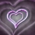 Hearts Violet Spinning HD Video Background 0212