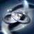 Sparkling Rings Silver Turning HD Video Background 0327