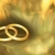 Wedding Rings Gold Turning HD Video Background 0335