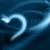 Heart Blue Shining HD Video Background 0339