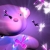 Bear Violet & Ribbons Falling HD Video Background 0390