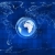 World Map & Globe Blue Spinning HD Video Background 0399
