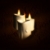 Candles White Flaming HD Video Background 0420