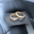 Gold Rings & Pillow Spinning HD Video Background 0446