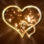 Hearts Gold Glowing HD Video Background 0508