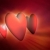 Hearts Red Glowing & Spinning HD Video Background 0555