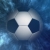 Soccer Ball Blue Spinning HD Video Background 0564