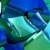 Graphics Blue Green in Motion HD Video Background 0631