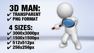 Searching Man 3D