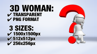 Woman Question 1 3D