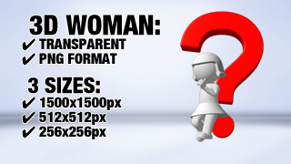 Woman Question 2 3D