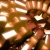 Brown Glossy Screensaver SpinningHD Video Background 0878