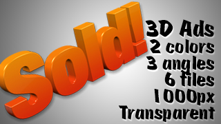 3D Advertising Graphic – Sold