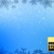 Decorative Blue Snow Flakes Blue Background HD Video