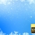 Decorative White Snow Flakes Blue Background HD Video