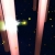 Sprinkling Star Flying Between Beams HD Video Background 1025