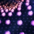 Little Violet Balls Forming A Giant Ball Spinning HD Video Background 1069