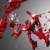 Red Paint Bursting & Turning Into White HD Video Background 1070