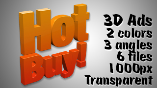 3D Advertising Graphic – Hot Buy