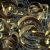 Overlapping Metal Springs Spinning HD Video Background 1081