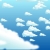 Clear Blue Sky & Clouds Descending HD Video Background 1097