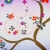 Colorful Flowers Forming Tree HD Video Background 1104