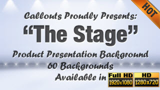 The Stage Product and Video Presentation Background