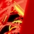 Fly Through Yellow Red Strings HD Video Background 1132