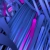 Fly Through Blue Purple Strings HD Video Background 1133