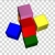 Animation Rotating Color Cubes 0080