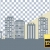 Buildings Transparent Animation