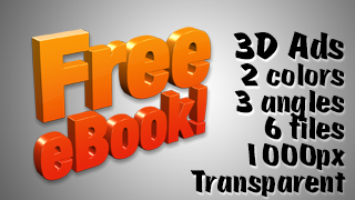 3D Advertising Graphic – Free Ebook