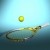 Tennis Racquet and Ball HD Video Background 1277