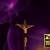 Crucifix Center Zoom Purple HD Video Background C150303