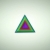 Multi-Colored Pyramids Forming Shapes HD Video Background 1322