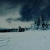 Snow Falling on a Dark Night Sky HD Video Background 1412