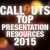 Most Popular Callouts Presentation Resources 2015