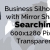 Business Woman Searching Looking Silhouette Mirror Transparent