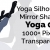Yoga Exercise Mirror Transparent Silhouette 07