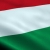 Hungary Waving Flag Close-Up